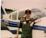 This photo was taken right after I completed my Private Pilot checkride and was a licensed pilot.  I flew a Piper Cherokee Warrior II (N4337V) out of Flying Cloud Field in Eden Prairie, MN.