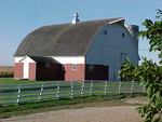 The barn.