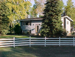 House as seen from the pasture.