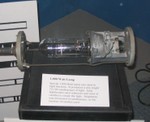 A 1000 watt lamp that was used as the light source for this lighthouse.