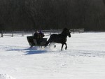 Dashing through the snow!